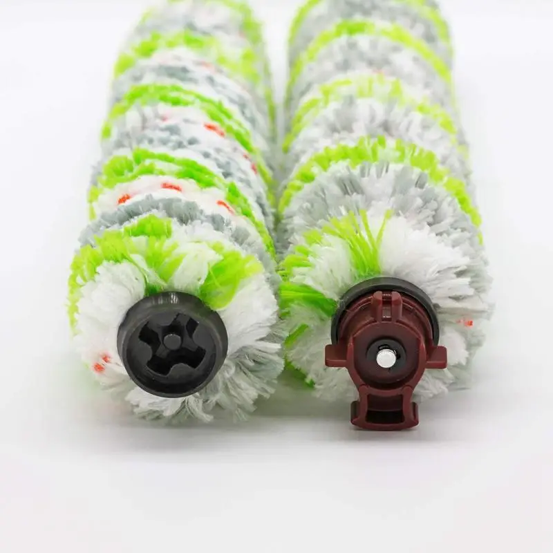 2 Packs Tangle-Free Multi-Surface Pet Brush Rolls + 2 Packs Vacuum Filters 1866 Replacement for Bissell Crosswave Vacuum Clean