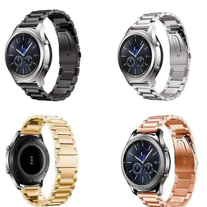 Браслет из нержавеющей стали pebble time Huawei GT 2 honor magic pro браслет zenwatch Ticwatch s s2 E/pro/c2