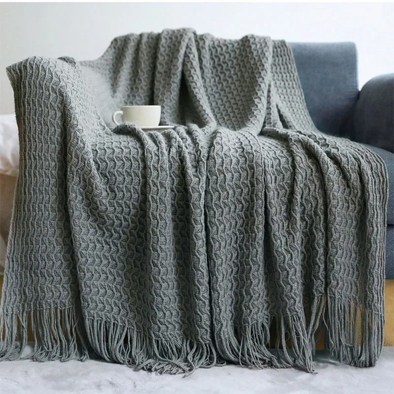 Coperta In Flanella Morbida E Leggera Beige - 100% Poliestere, Per Divano, Letto, Soggiorno, Decorazione Casa