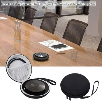 

Hard Shell Carrying Case Protective Scratch Proof Portable Storage Bag With Strap Cover Gift Zipper Outdoor For Jabra Speak 710