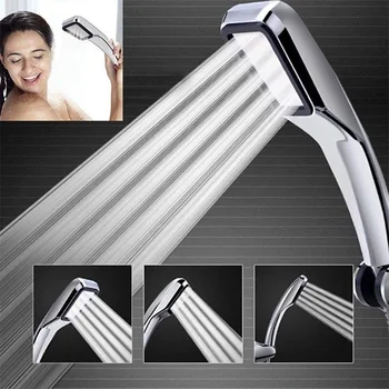 ZhangJi 300 Holes High Pressure Rainfall Shower Head Water Saving 3 Color Chrome Black White Sprayer Nozzle Bathroom Accessories 3