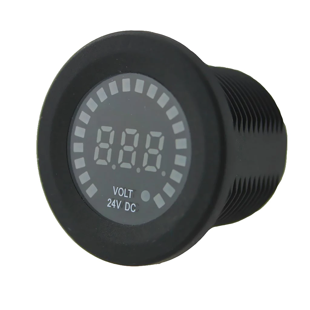 Replacment DC 24V Blue LED Panel Digital Voltage Meter Display Voltmeter Anti-reverse