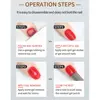 RS NAIL Magic Fast Remover Nail Gel Polish Remover 15ml UV Gel Polish Delete Matte Primer Acrylic Base Top Coat Clean Remover 6