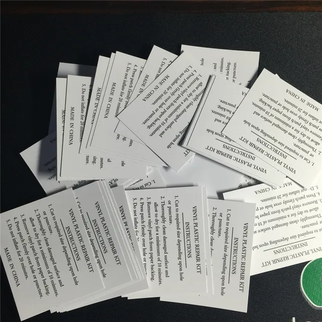 10Db Úszó Javító Készlet Pvc Punkciós Tapasz Ragasztó Ragasztófújható Játékmedencékhez Légágyak - Image 2