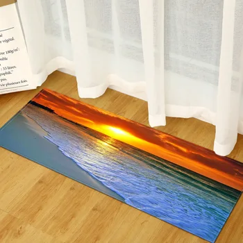 

Rectangular Kitchen Non-slip Carpet Bathroom Absorbent Floor Mat Restaurant Long Pad Dining Chair Pad