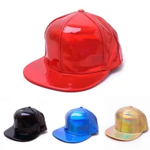 Мужская Женская бейсбольная одноцветная флуоресцентная плоская шляпа шапка "хип-хоп" Молодежные бейсболки эластичные для мальчиков и девочек Хип-Хоп плоская кепка