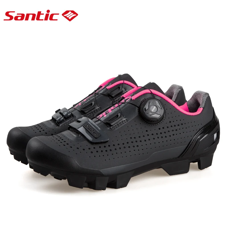 Skup Santic kobiety jazda na rowerze buty podeszwa z nylonu rower szosowy buty damskie trampki sportowe wyścigi MTB buty rowerowe dla kobiet jazdy LS18002