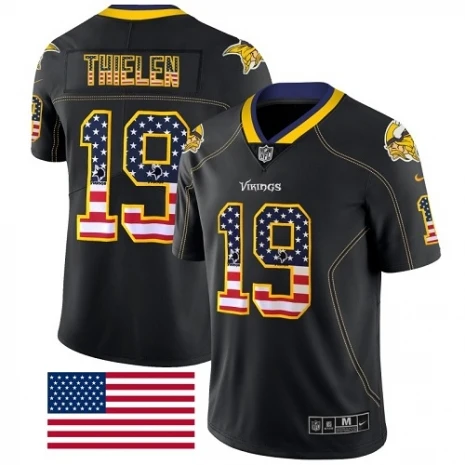 Мужская футболка из Миннесоты высокого качества Vikings Stefon Diggs rush - Цвет: For men