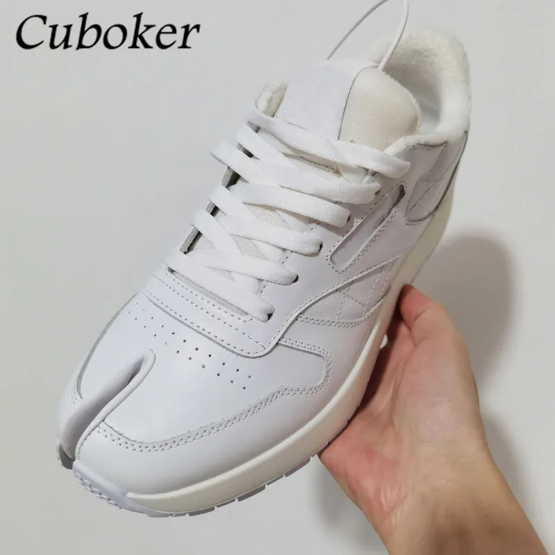 PROD 1005002615783807 Split Toe Women Sneakers 2021 Brand Runway Lace
Up Thick Sole Ladies Loafers Causal Shoes Walk Trainer Sports Shoes For
Women