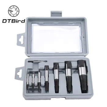

8Pcs/Set Screw Stud Extractor Remover Tools Set Damaged Screw Extractor Easy Out Set Bolt Stud Remover Tools Kit DIY Tools