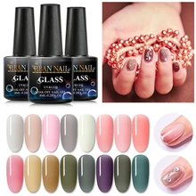 RBAN ногтей УФ набор гель-лаков для ногтей Обнаженная переводная желе гель лак набор для французского маникюра Vernis Полупостоянный дизайн ногтей