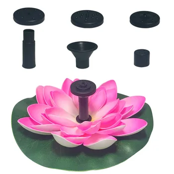 

Solar Lotus Swimming Pool 3PCS Model Powered Floating Bird Bath Water Panel Fountain Pump Garden Pond Water Flowers Fountain