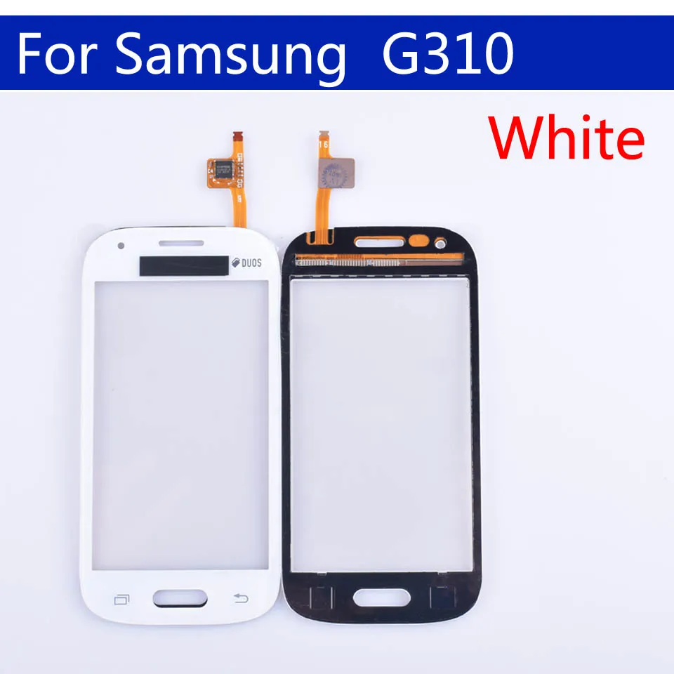 10 шт./партия G310 для samsung Galaxy Ace стиль SM-G310 G310 Сенсорная панель экран дигитайзер сенсор Внешний стеклянный сенсорный экран