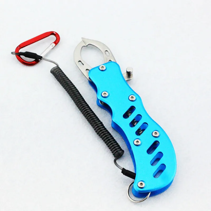 

New Aluminum Hook Remover Fishing Pliers Line Cutter Scissors Fish Accessories Fishing Lip Grip Gripper Folding Equipment Tools