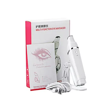

Electric Thermal Eye Massager Roller Ionic Vibration Face Massage Anti Aging Wrinkle Removal Eye Pouch Dark Circles Skin Care