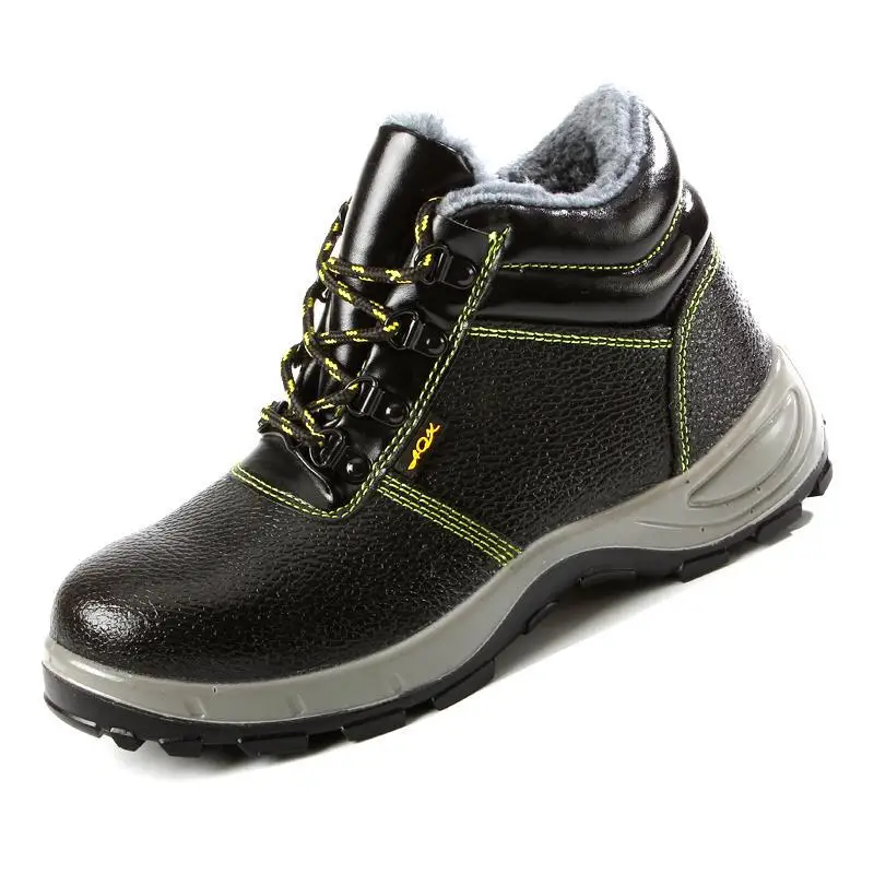 

Mountain Climbing-Anti-smashing And Anti-penetration Safety Shoes Pud Low Top Cowhide Cold Cotton-padded Shoes