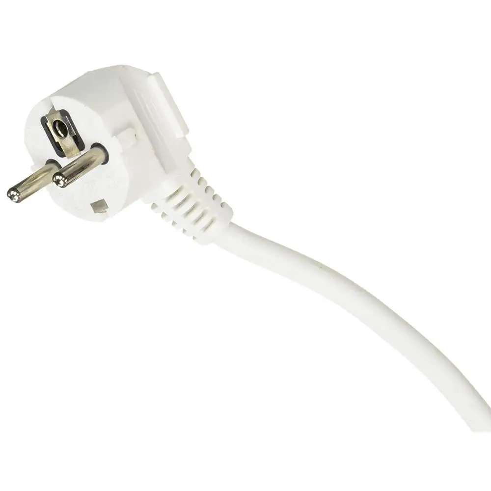 Aigostar Regleta alargador de 6 enchufes con cable de 5 metros e  interruptor. Color Blanco