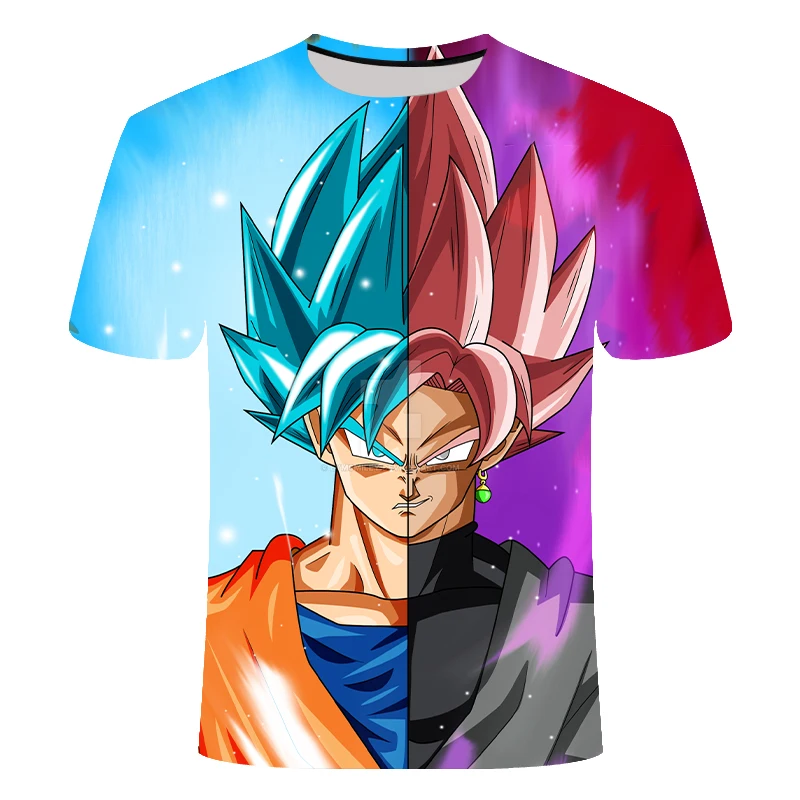 

2020 New Dragon Ball Z T Shirt Men Summer Casual Super Son Goku Fitness Cosplay 3D T-Shirt Unisex Anime DragonBall Z Tops Tshirt