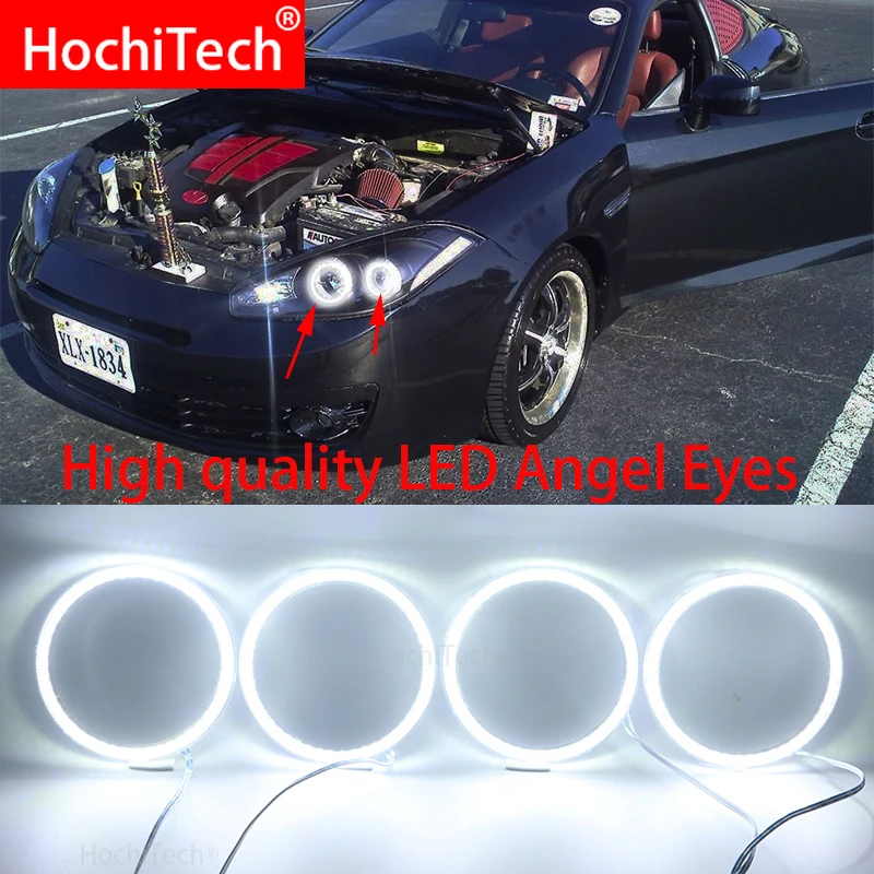 Для Hyundai Tiburon GK FL2 2007 2008 Супер яркий белого цвета 3528 SMD комплект светодиодов глаза