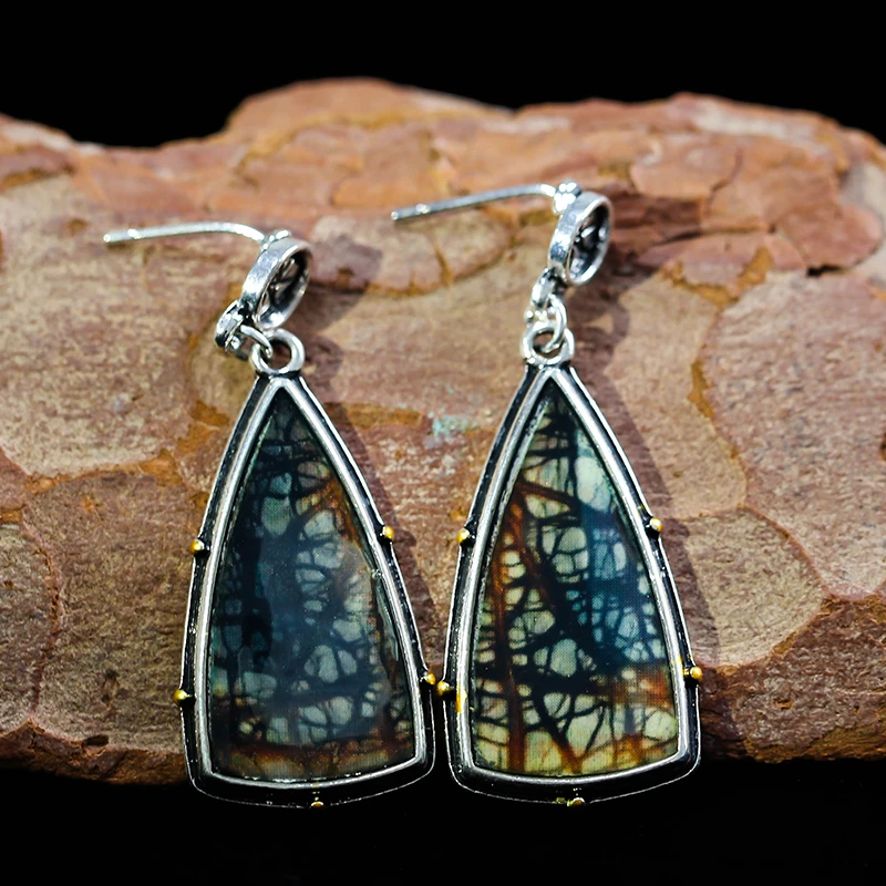 2021 Bohemian Ethnic Style Green Dangle Earrings For Women Tribal Jewelry Vintage Long Drop Earring Fashion Personality Gift 2021 Bohemian Ethnic Style Green Dangle Earrings For Women Tribal Jewelry Vintage Long Drop Earring Fashion Personality Gift