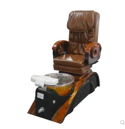 Electric foot massage chair retro sofa chair reclining foot bath spa stool Manicure and eyelash salon manicure bed massage