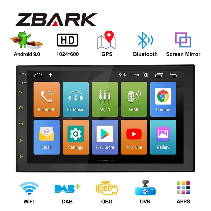 Perfect 2GB RAM Universal Android 9.0 Double 2 Din 7 inch Quad Core GPS Navigation Car Stereo radio Player YHTY7003A 3 Perfect 2GB RAM Universal Android 9.0 Double 2 Din 7 inch Quad Core GPS Navigation Car Stereo radio Player YHTY7003A 3
