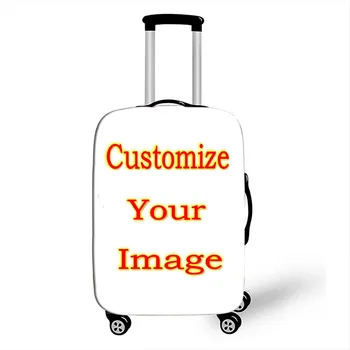 

Customize Your Image / Name / Logo Luggage Cover Suitcase Protective Covers Elastic Anti-dust Case Cover For 18-32 Inch Trolley