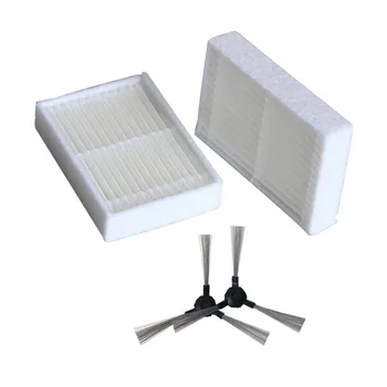 

2x Side Brushes+2x Filters For My Genie X750 Proscenic Summer P1 P2 P3 Accessory