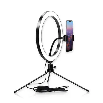 

14.5/16cm LED Selfie Ring Light Dimmable LED Ring Lamp Photo Video Camera Phone Light ringlight For Live YouTube Fill Light 360°