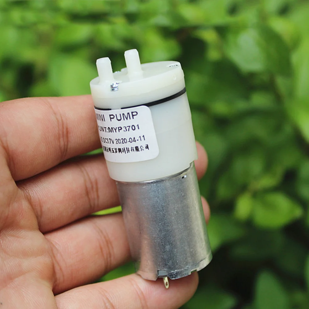DC 3V-5V Mini 370 mute electric air pump miniature fish breeding oxygen small negative pressure self-priming | Обустройство дома