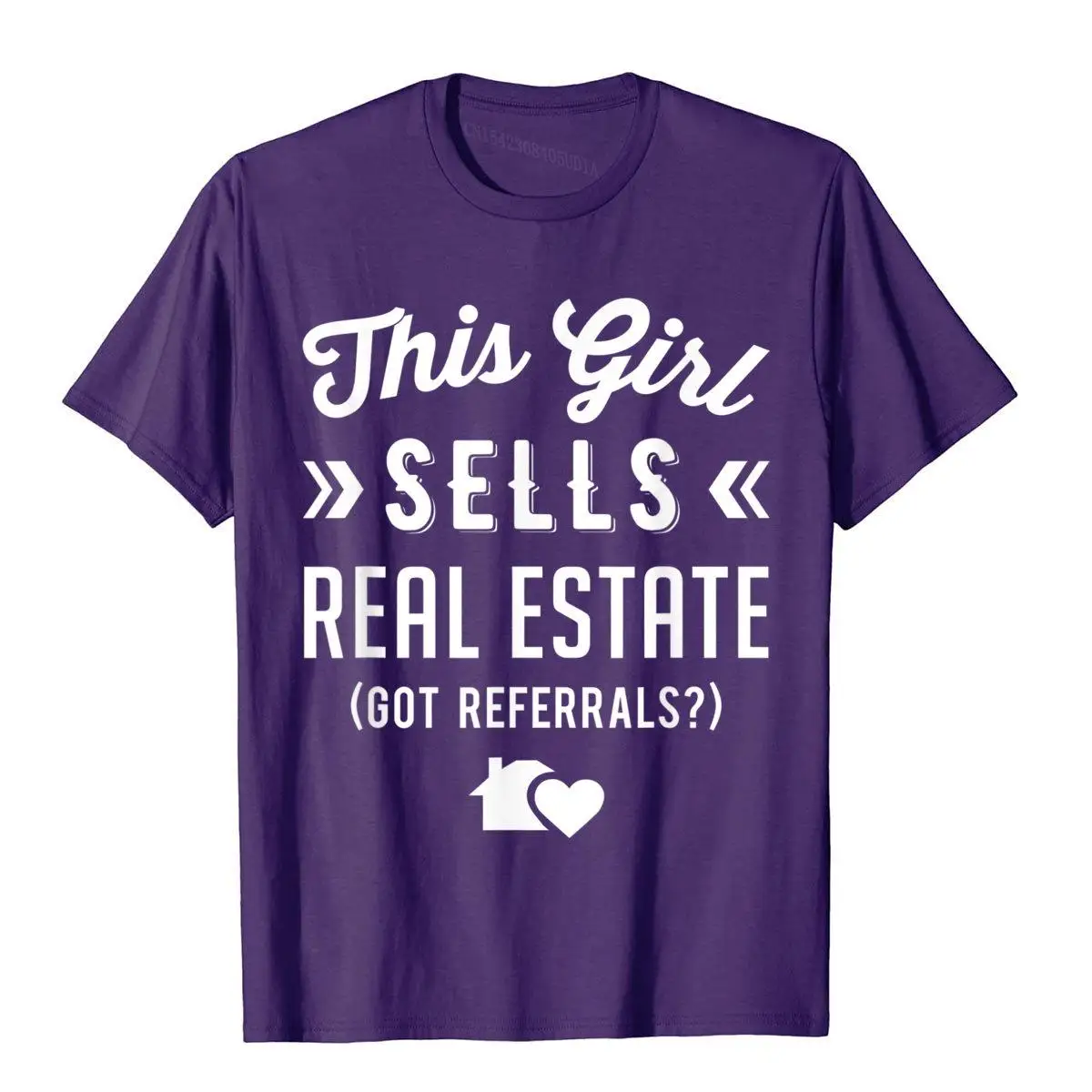 Real Estate Agent Shirt - This Girl Sells Real Estate__B5982purple
