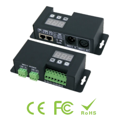 3-канальный контроллер dmx512 12 В 24 фотомодуль декодер dmx | Освещение