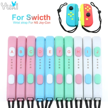 

YuXi 1 Pair=2pcs Carrying Hand Wrist Strap For Nintend Switch NS NX Joy-Con Controller Portable Lanyard Video Games Accessories