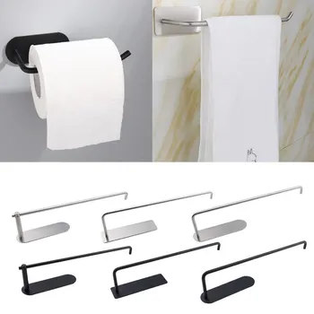 

Creative Bathroom Toilet 304 Stainless Steel Paper Towel Holder Kitchen Roll Holder Free Punch Toilet Toilet Paper Holder