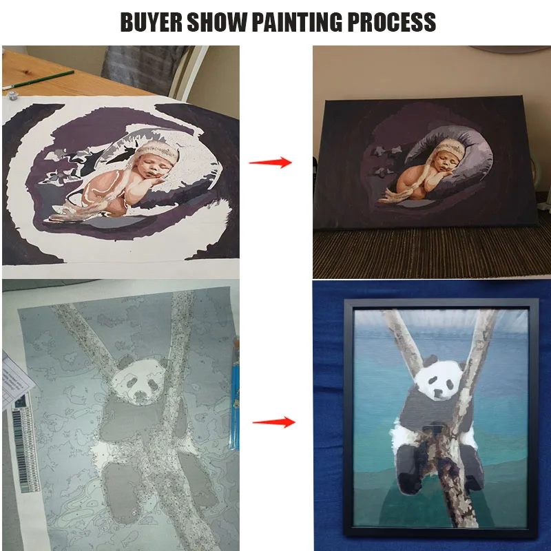 PhotoCustom Coloring By Numbers Figure Photo custom Acrylic Handpainted Wall Art Painting By Numbers For Aduilt Kits Home Decor 2