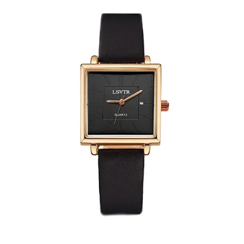 

Women's Watch Temperament Korean Style Rose Gold Fashion PU Belt Quartz Watches