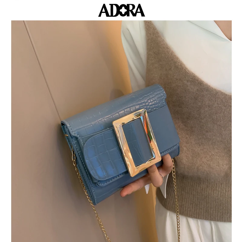 

Quality Stone Pattern Leather Crossbody Bags For Women Designer Small Handbags Chain Shoulder Messenger Bag Mini Purses Hand Bag