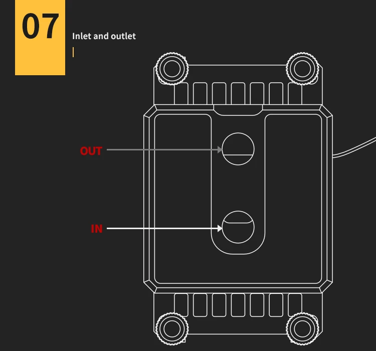  Barrow CPU Wasser Block verwenden für AMD RYZEN AM3 AM3 + AM4/POM/Messing Metall Top/A-RGB licht ko
