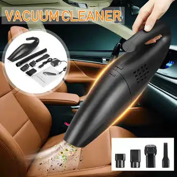

120W Portable Hand Held Vacuum Cleaner Wireless Dust Vacuum Collector Wet Dry Dual-Use Cleaning Tool Accessories for Home Car