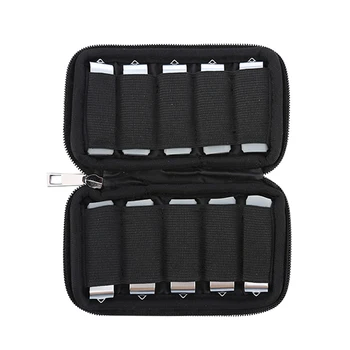 

Case Organizer Shockproof Durable Flash Drives USB Holder Travel Storage Zipper U Disk Bag Protective Dustproof Portable