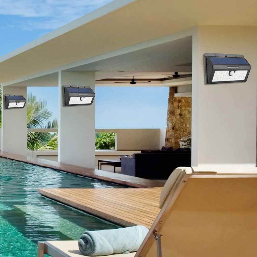 ICOCO 20/32/42/45/62/92 светодиодный солнечный Мощность движения PIR Сенсор настенный светильник аварийного энергосбережения Безопасности Светильник для приготовления пищи на воздухе Водонепроницаемый