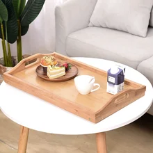 Table pliante en bambou de Style chinois, plateau pour ordinateur portable, maison, chambre à coucher, Table de thé en bois, petite Table Simple pour ordinateur