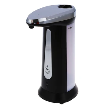 

New Automatic Sensor Soap & Sanitizer Dispenser Touch-free Kitchen Bathroom Grey