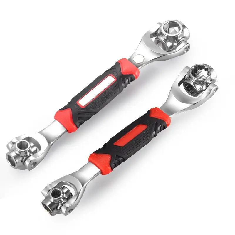 Ключ Тигр 48 в 1 универсальный гаечный ключ 12 зубы 8 10 11 13 14 16 17 19MM рукав дюймовый