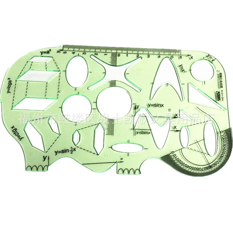 

Elephant Ruler School Accessories 2 PCS/Lot Mathematics Study Template Ruler
