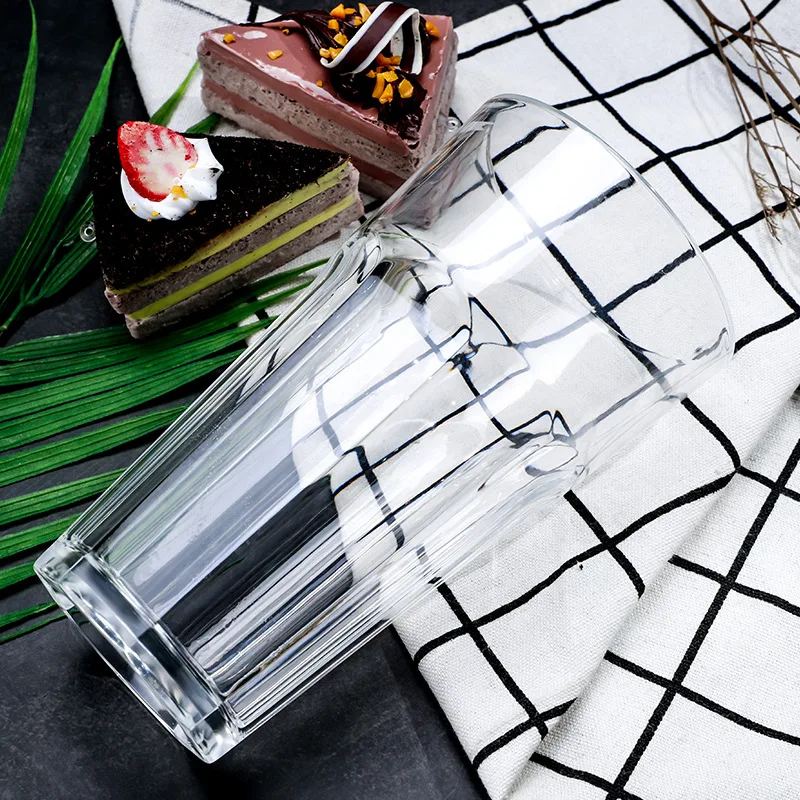 Пластиковые стаканы для напитков прозрачные питьевые сока 6 шт. вечерние пива