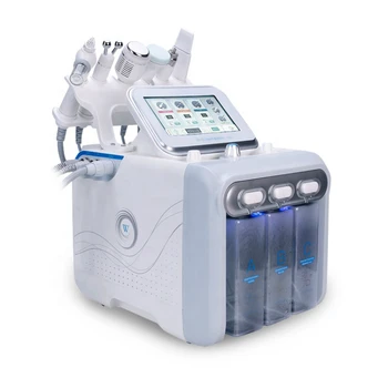 

2019 hot selling H2O2 6 in 1 deep clear hydradermabrasion aqua facial oxygen jet peeling machine