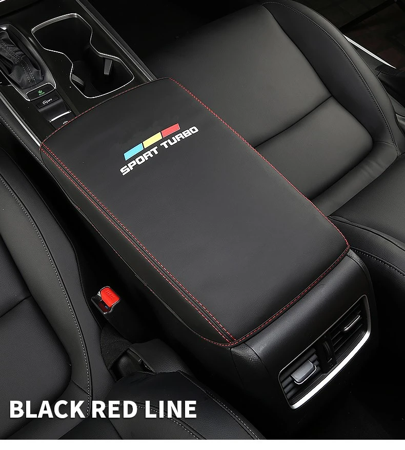For Honda Accord 2018 2019 2020 2021 Car Armrest Pad Cover Center Console Armrest Box Storage Protection PU Cushion Accessories