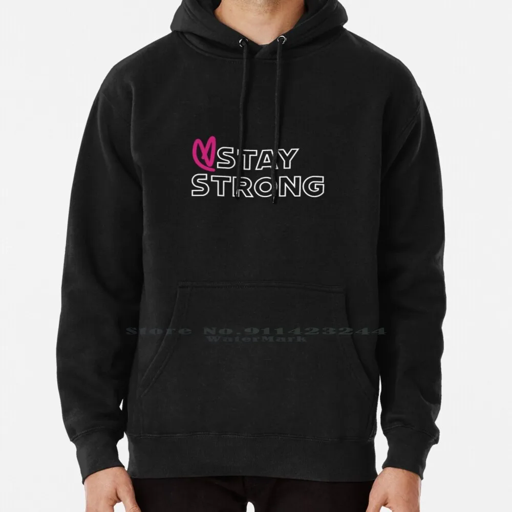 

Свитер с капюшоном и надписью «Stay Strong Lovatic», 6xl