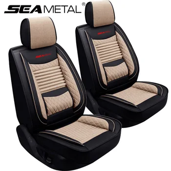 

Flax Car Seat Cover Protector Universal Auto Seats Cover Mats Interior Automobiles Seat Covers Chair Pad Carpets Accessoroies